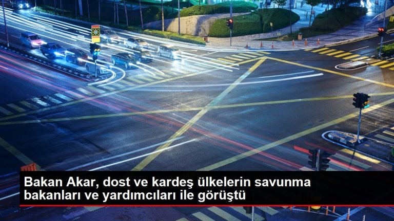 Bakan Akar, dost ve kardeş ülkelerin savunma bakanları ve yardımcıları ile görüştü