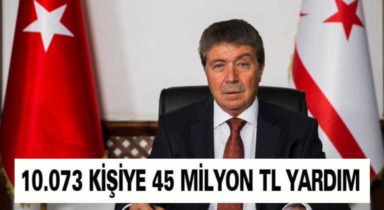 10.073 kişiye 45 milyon TL yardım