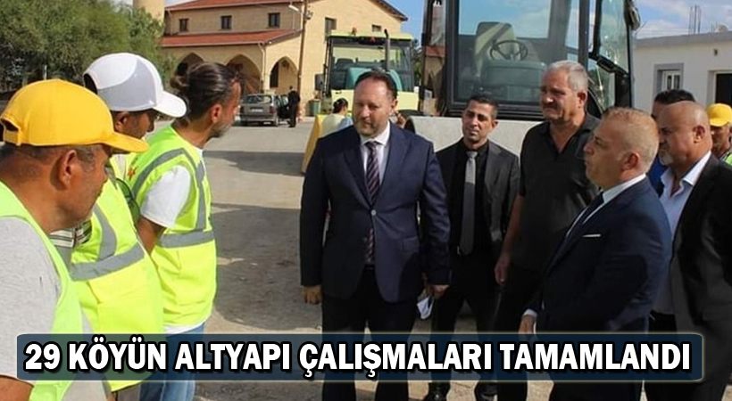 29 Köyün Altyapı Çalışmaları Tamamlandı