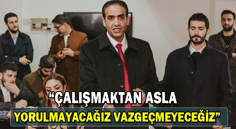Gardiyanoğlu: Çalışmaktan Asla Yorulmayacağız, Vazgeçmeyeceğiz