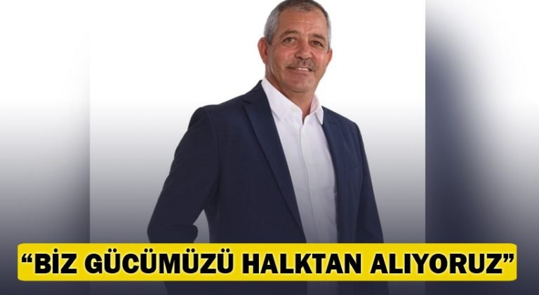 Namsoy: Biz Gücümüzü Halktan Alıyoruz