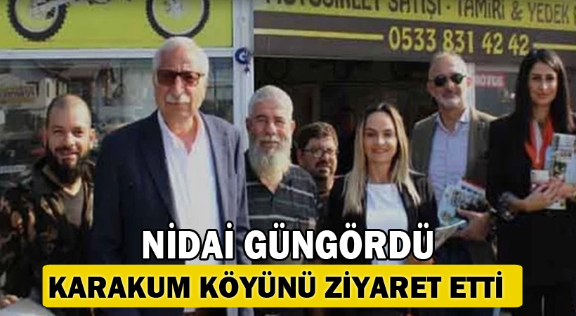 Karakum Köyünü Ziyaret Etti