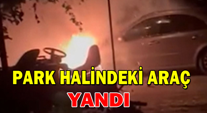 Park Halindeki Araç Yandı!