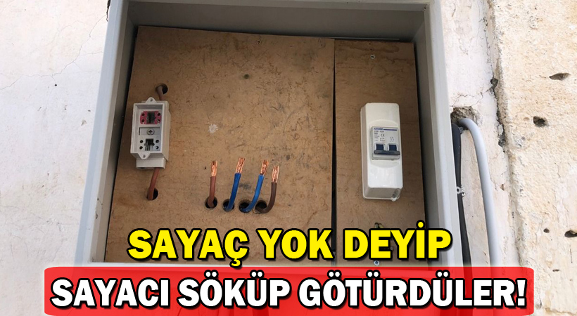 Sayaç Yok Deyip Sayacı Söküp Götürdüler!