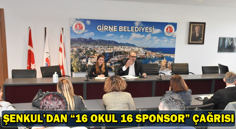 Şenkul’dan “16 okul 16 sponsor” çağrısı
