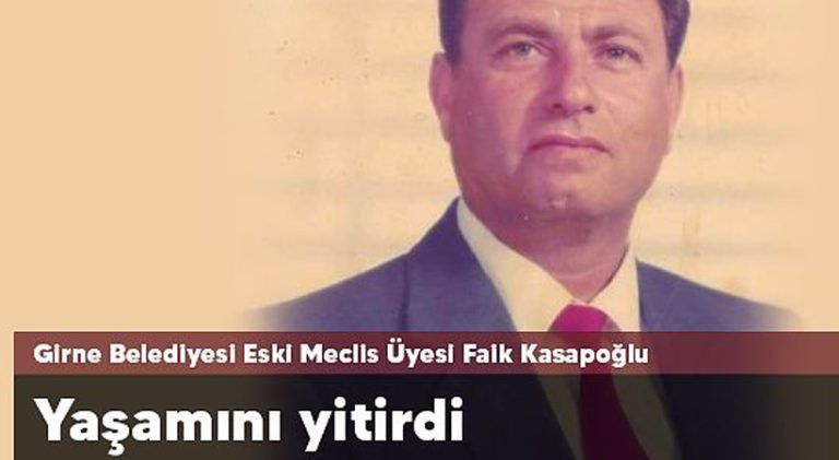 Faik Kasapoğlu yaşamını yitirdi