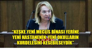 ”Keşke Yeni Meclis Binası Yerine Yeni Hastanenin, Yeni Okulların Kurdelesini Kesebilseydik”