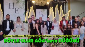 Böyle olur AĞA’ların düğünü