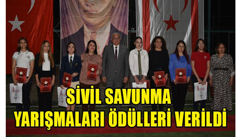 Sivil Savunma Yarışmaları ödülleri verildi