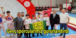 Genç sporcularımız gururlandırdı