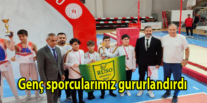 Genç sporcularımız gururlandırdı
