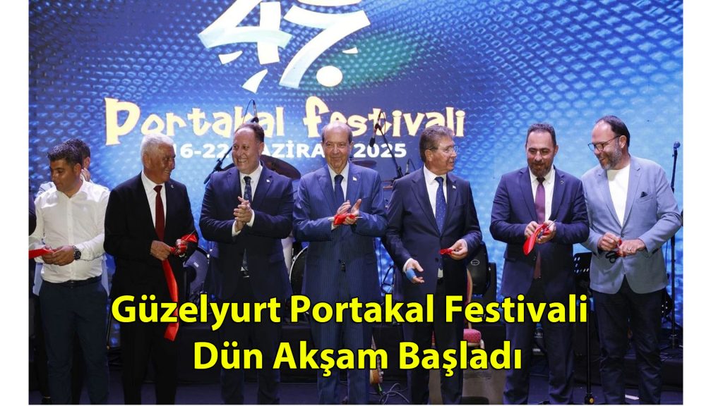 Güzelyurt Portakal Festivali dün akşam başladı