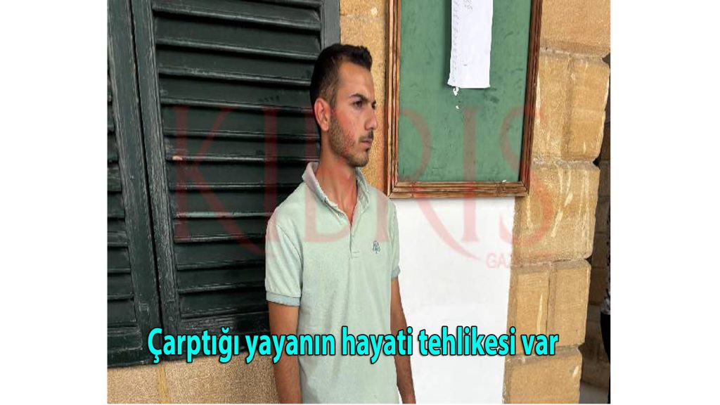 Çarptığı yayanın hayati tehlikesi var