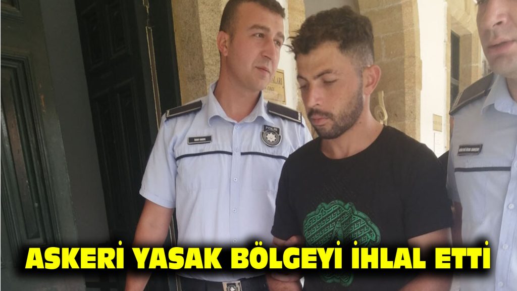 Askeri yasak bölgeyi ihlal etti