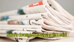 Künzel’in davasında bazı bulgulara itiraz edildi
