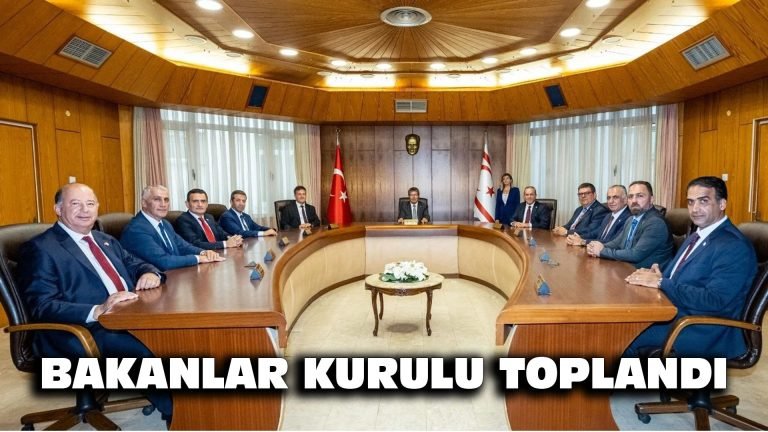 Bakanlar Kurulu toplandı