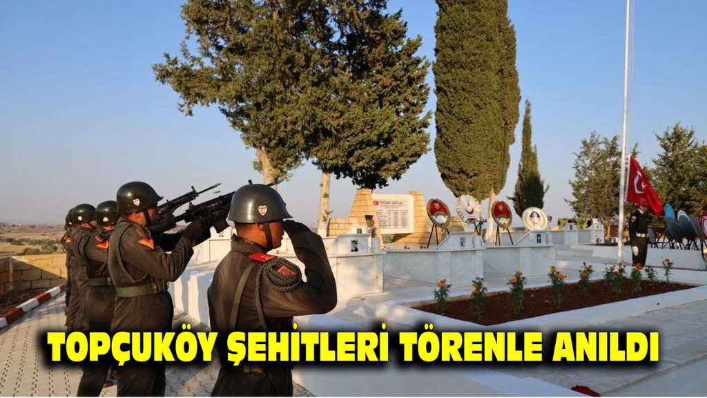 Topçuköy Şehitleri törenle anıldı