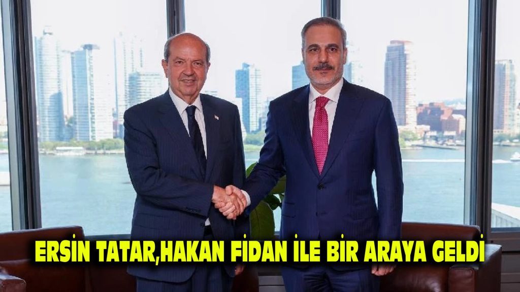 Ersin Tatar, Hakan Fidan ile bir araya geldi