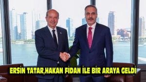 Ersin Tatar, Hakan Fidan ile bir araya geldi