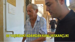 80 yaşındaki adamdan kanlı kıskançlık!