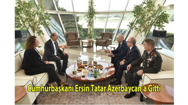 Cumhurbaşkanı Ersin Tatar  Azerbaycan’a gitti