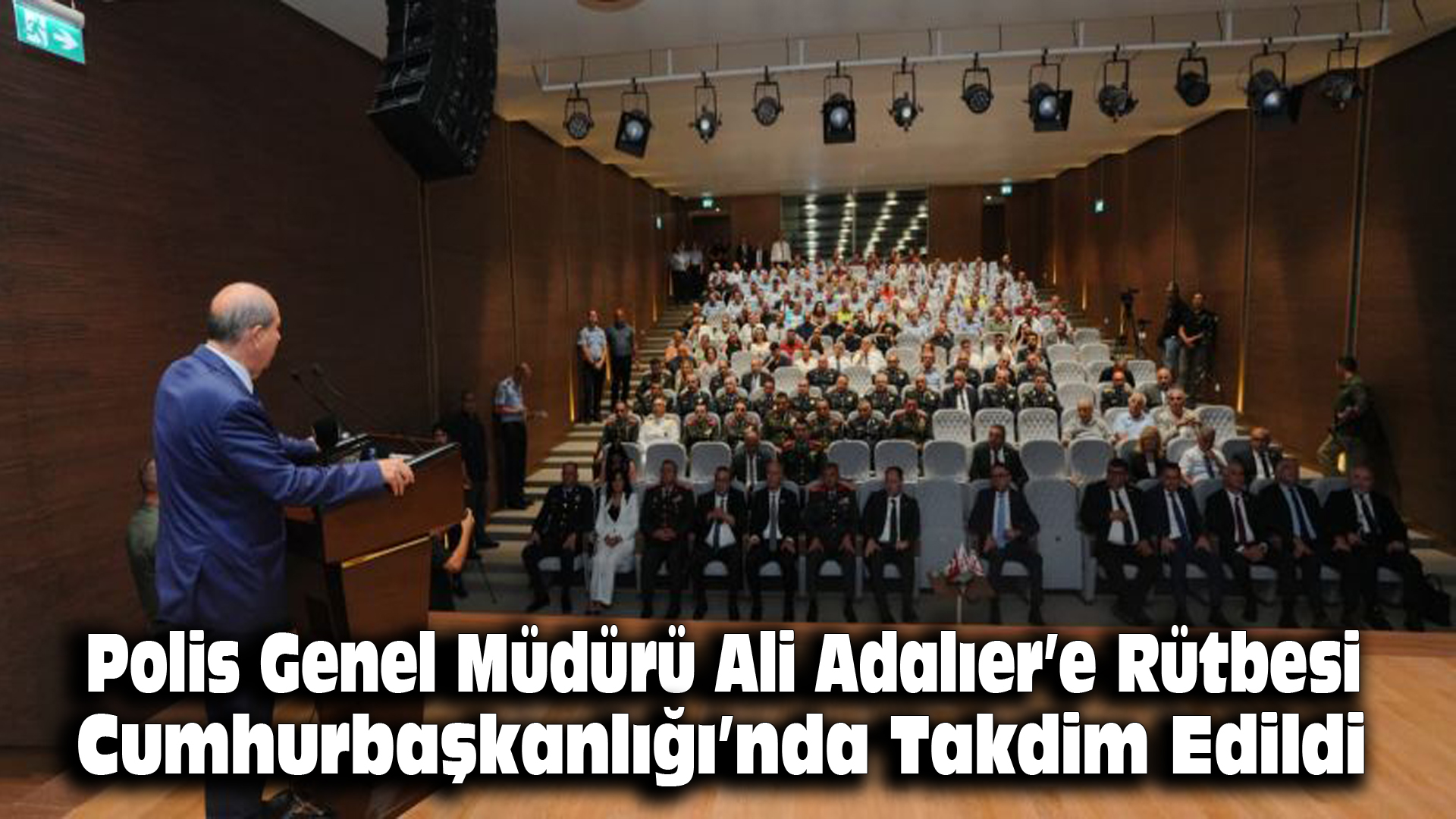 Polis Genel Müdürü Ali Adalıer’e rütbesi Cumhurbaşkanlığı’nda takdim edildi
