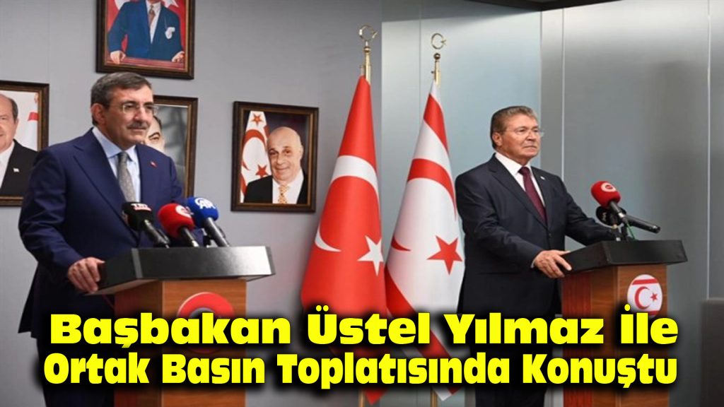 Başbakan Üstel, Yılmaz ile ortak basın toplantısında konuştu