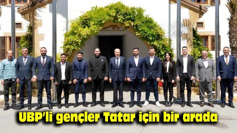 UBP’li gençler Tatar için bir arada