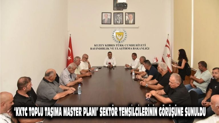 “KKTC Toplu Taşıma Master Planı” sektör temsilcilerinin görüşüne sunuldu