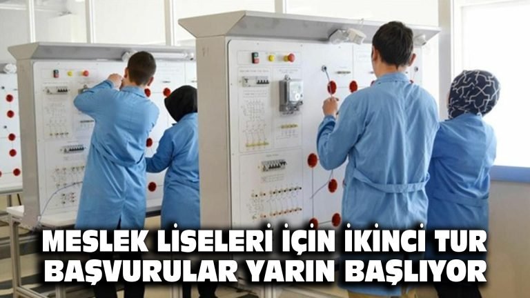 Meslek Liseleri için ikinci tur başvurular yarın başlıyor