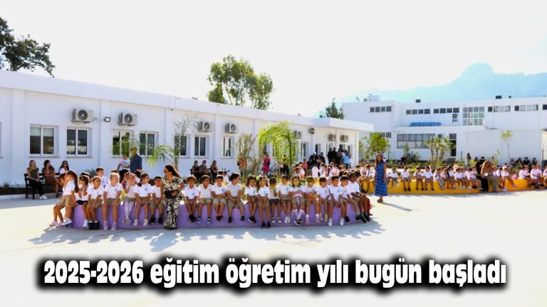 2025-2026 eğitim öğretim yılı bugün başladı