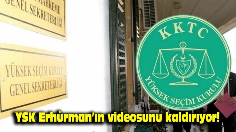 YSK, Erhürman’ın videosunu kaldırıyor!
