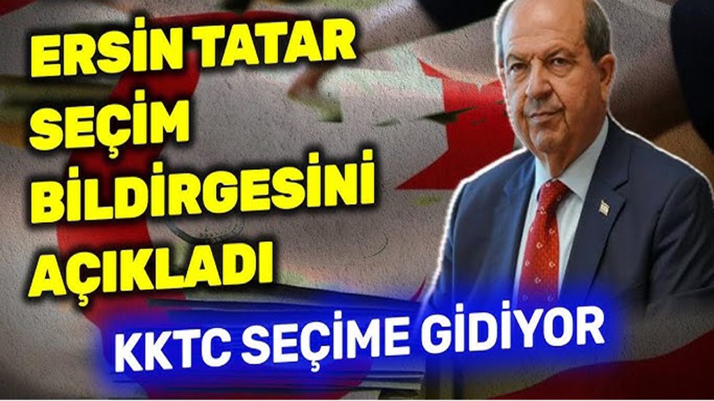 Ersin Tatar seçim bildirgesini açıkladı: KKTC seçime gidiyor