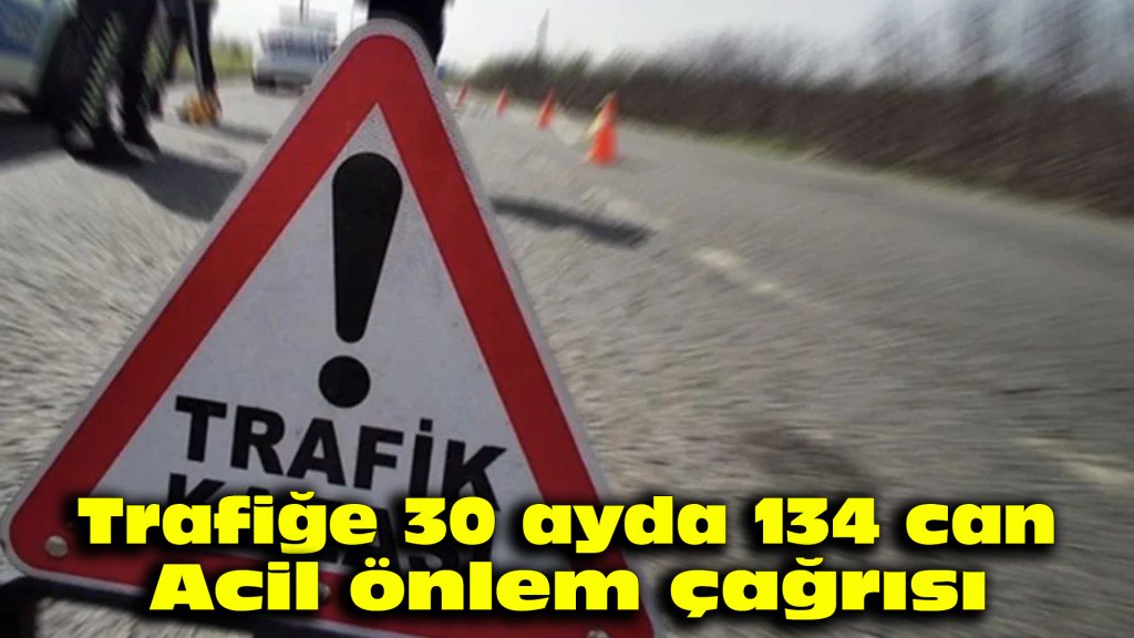 Trafiğe 30 ayda 134 can: Acil önlem çağrısı!