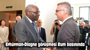 Erhürman-Diagne görüşmesi Rum basınında
