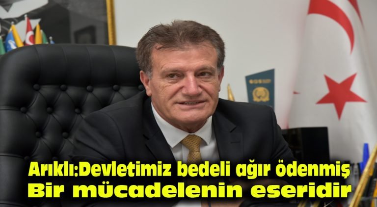 Arıklı: Devletimiz, bedeli ağır ödenmiş bir mücadelenin eseridir