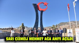 Sarı Çizmeli Mehmet Ağa Anıtı açıldı