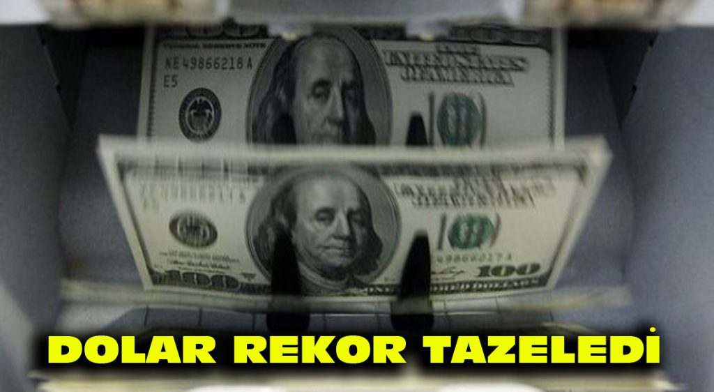 Dolar rekor tazeledi