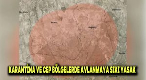 Karantina ve Cep Bölgelerde Avlanmaya Sıkı Yasak