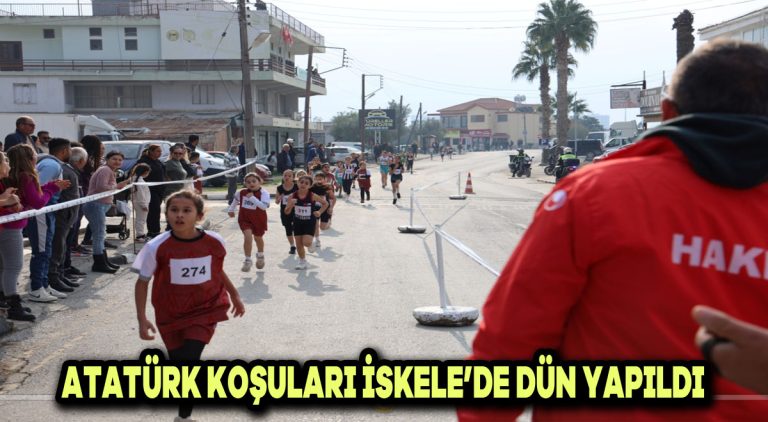 Atatürk Koşuları İskele’de dün yapıldı