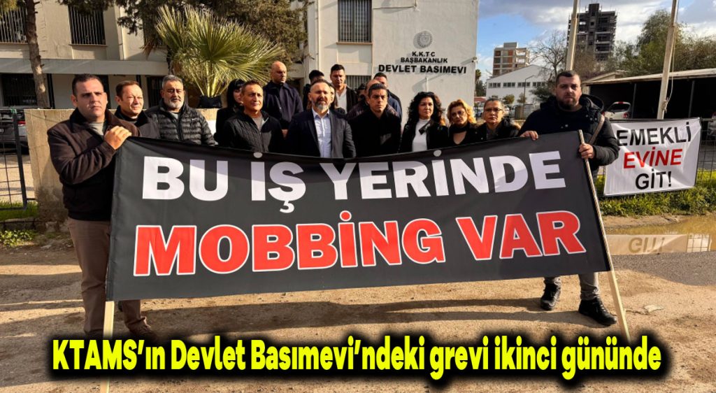KTAMS’ın Devlet Basımevi’ndeki grevi ikinci gününde
