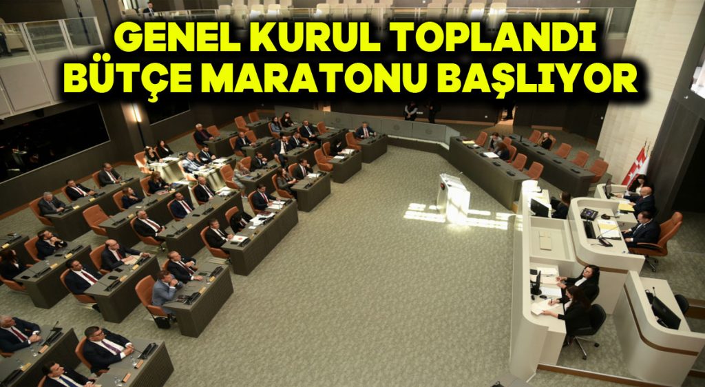 Genel Kurul toplandı: Bütçe maratonu başlıyor