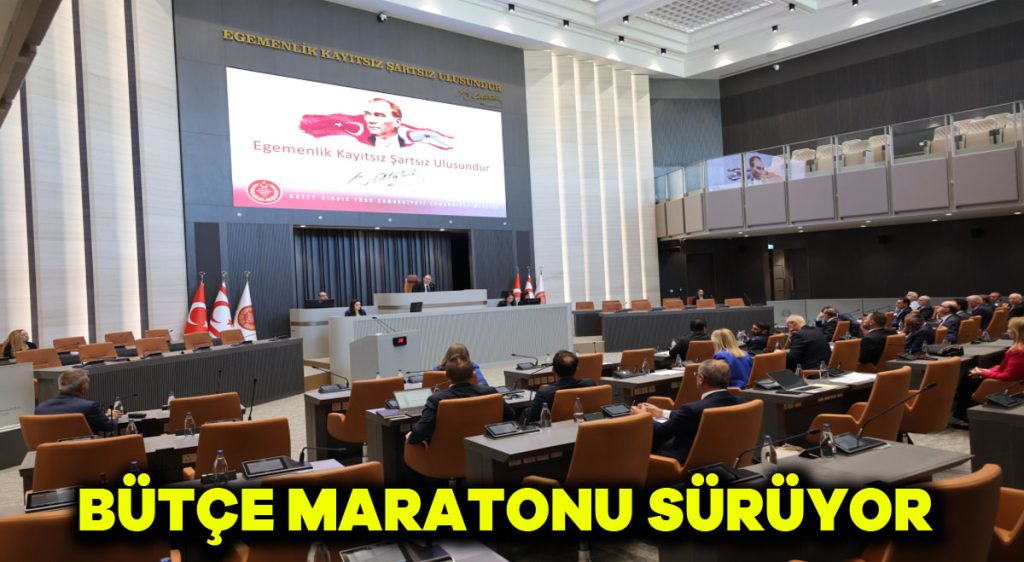 Bütçe maratonu sürüyor