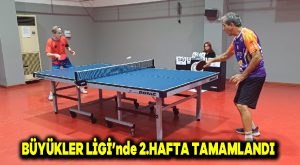 Büyükler Ligi’nde 2.hafta tamamlandı