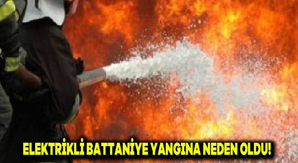 Elektrikli battaniye yangına neden oldu!