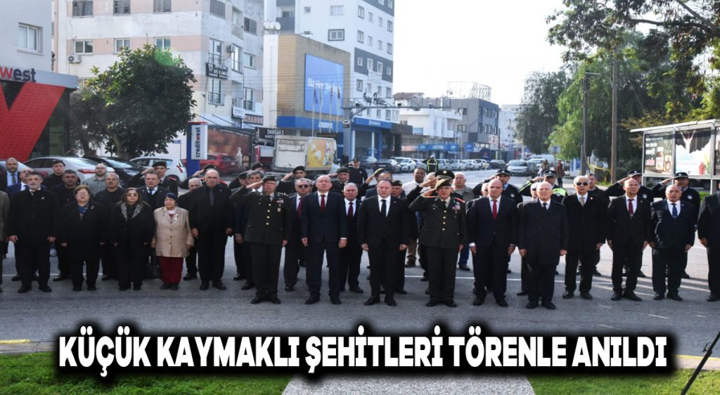 Küçük Kaymaklı şehitleri törenle anıldı