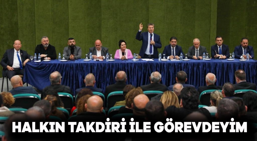 Halkın takdiri ile görevdeyim