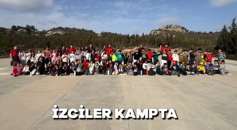 İzciler kampta