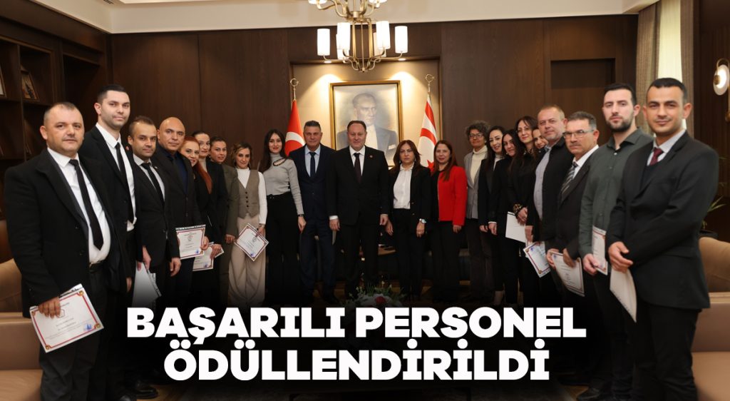 Başarılı personeller ödüllendirildi