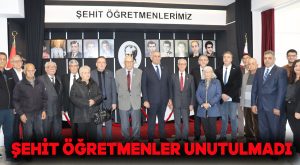 Şehit Öğretmenler unutulmadı
